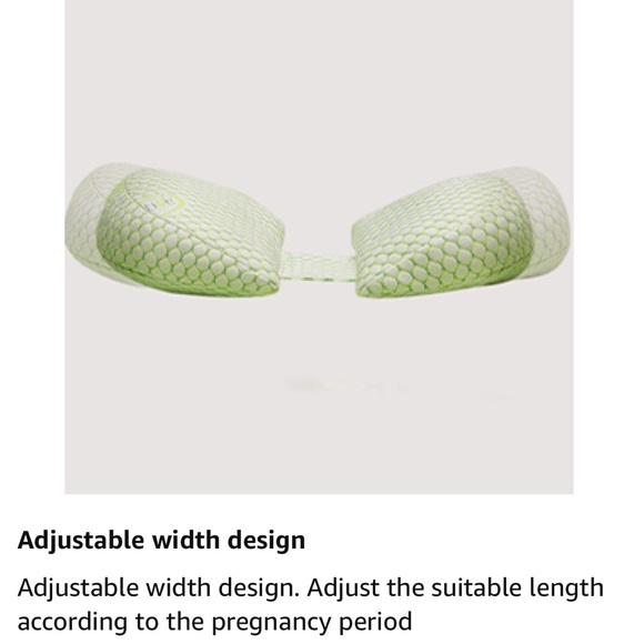 Pregnancy Sleeping Lumbar Pillow Adjustable Back Belly Stomach Side Support NEW - Picture 2 of 7